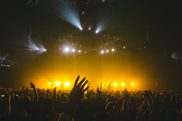 Concert crowd at Ticketmaster event