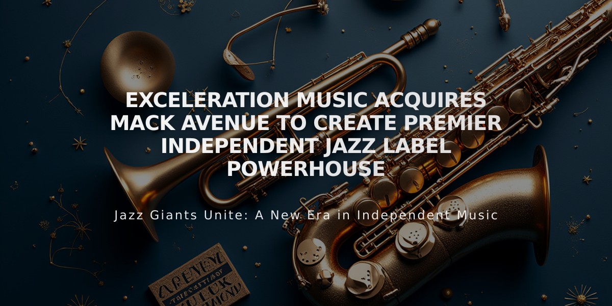 Exceleration Music Acquires Mack Avenue to Create Premier Independent Jazz Label Powerhouse