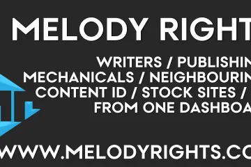 Melody Rights website promo banner