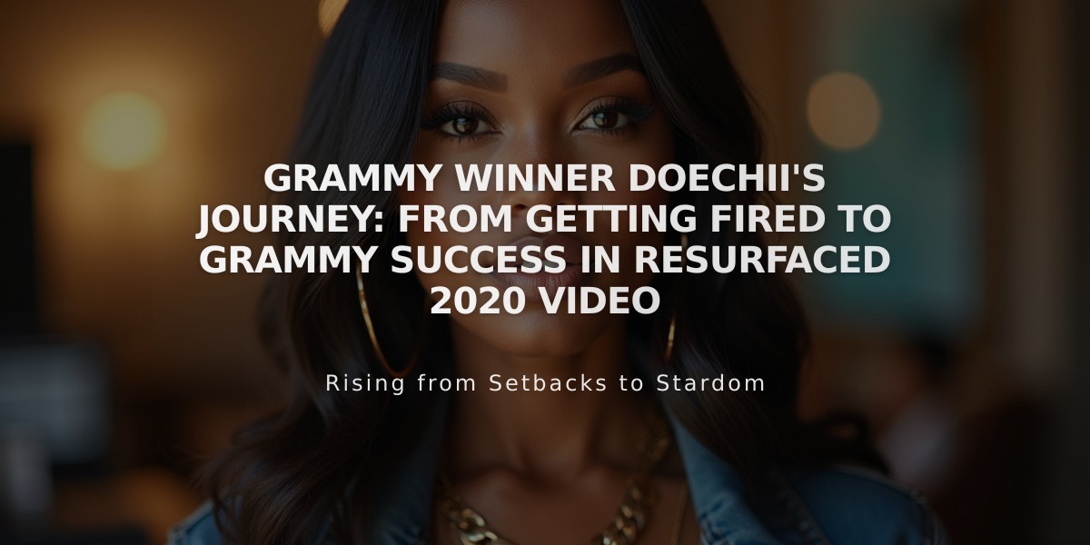 Grammy Winner Doechii's Journey: From Getting Fired to Grammy Success in Resurfaced 2020 Video