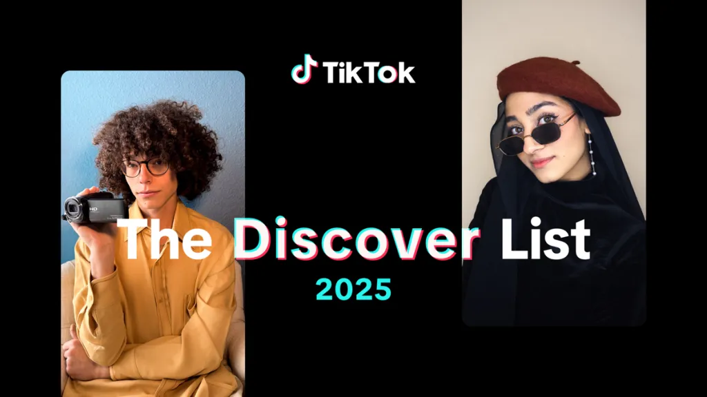 TikTok Discover List graphic 2025