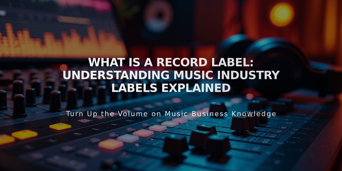 What Is a Record Label: Understanding Music Industry Labels Explained