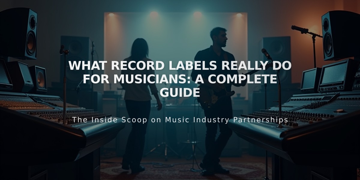 What Record Labels Really Do for Musicians: A Complete Guide