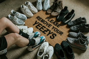 Doormat asks to remove Yeezys