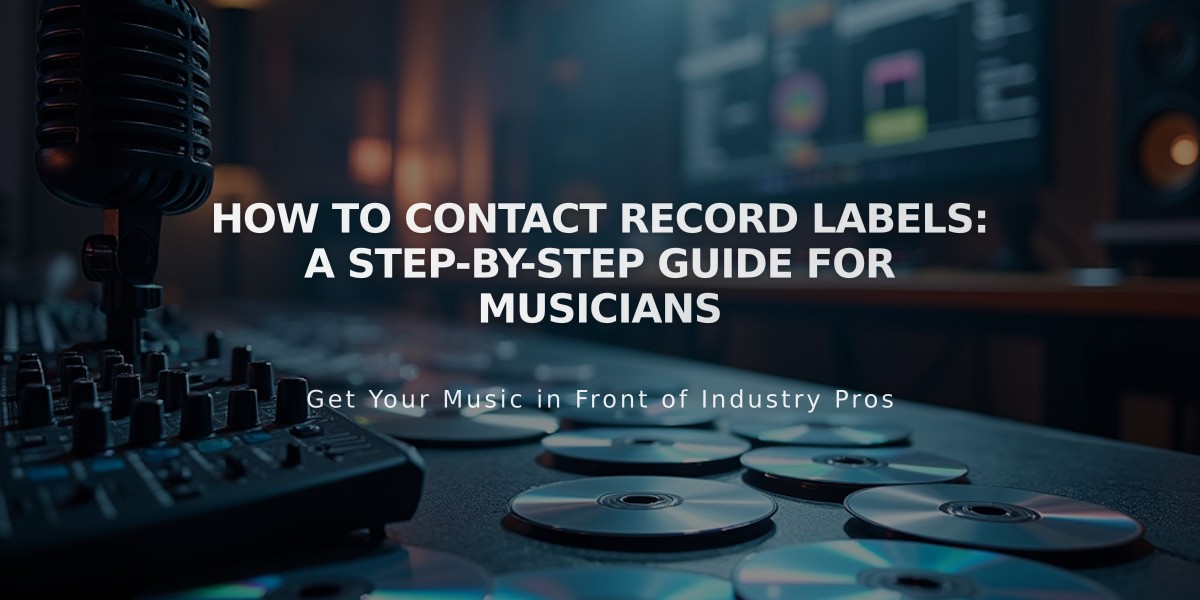 How to Contact Record Labels: A Step-by-Step Guide for Musicians