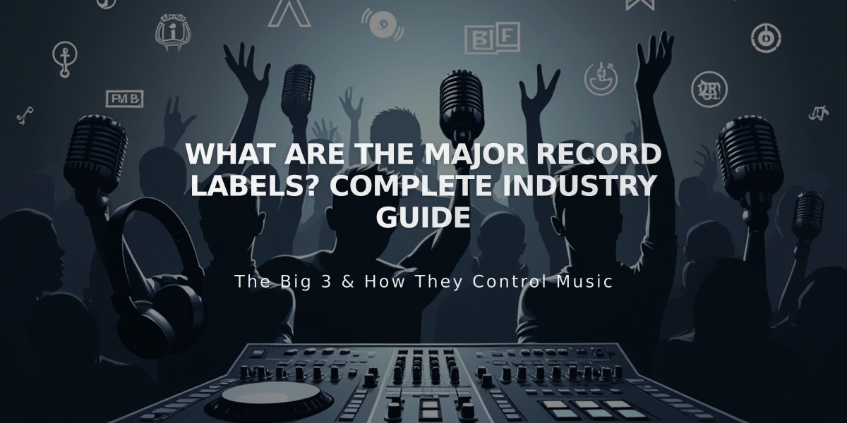 What Are the Major Record Labels? Complete Industry Guide