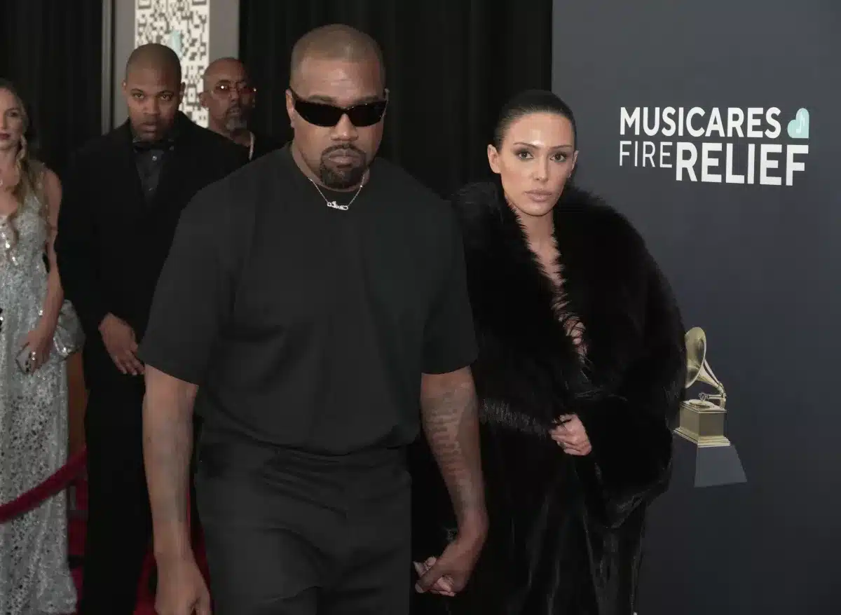 Kanye West and Bianca Censori at Grammys