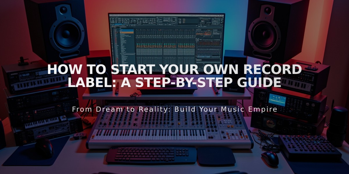 How to Start Your Own Record Label: A Step-by-Step Guide