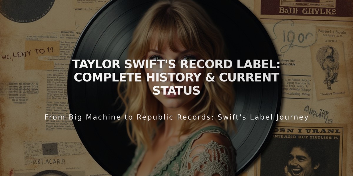 Taylor Swift's Record Label: Complete History & Current Status